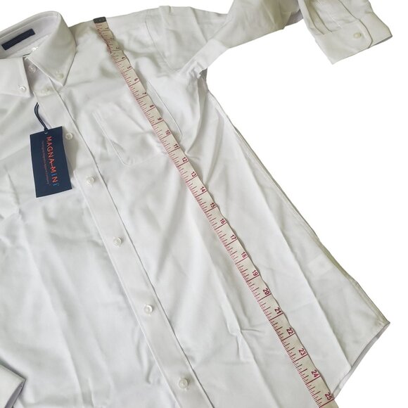MagnaReady boys dress shirts Size large white magnetic Button Down Long sleeves - Picture 4 of 14